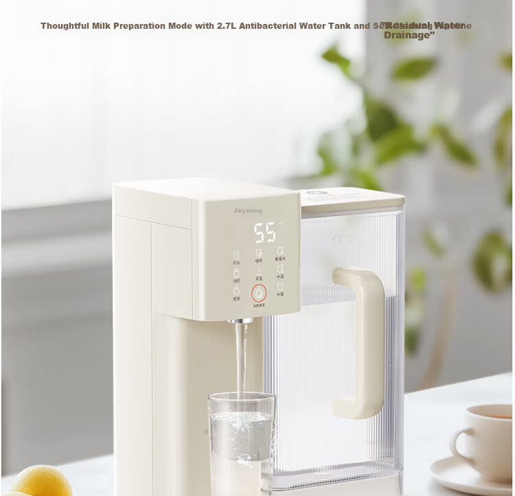 Joyoung Household Instant Hot Water Dispenser Office Desktop Small Direct Drinking Machine Instant Hot Water Electric Kettle Milk Tea Multi-Temperature Adjustable Kettle JYW-WJ180 3