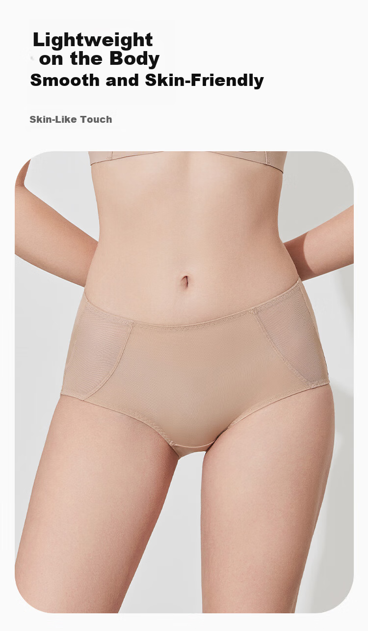 Ordifen Women's Lightweight Breathable Seamless Smooth Large Cup Bra Set XB4210 9