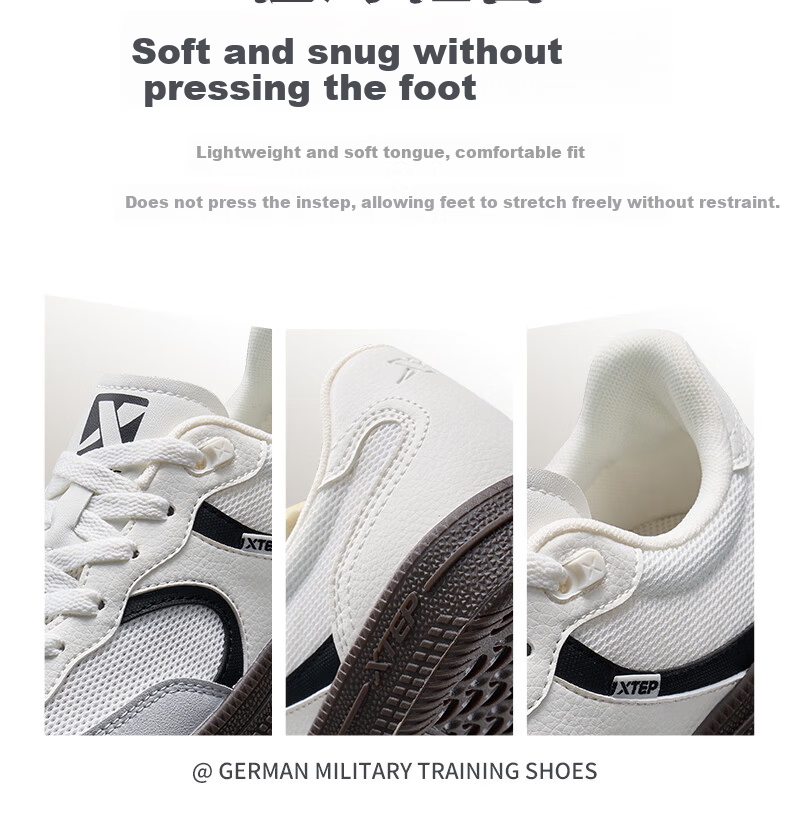 Xtep Women's Sports Sneakers Spring Summer Breathable Training Shoes 987 Mesh Comfortable Soft Elastic Durable Sneakers for Women 6