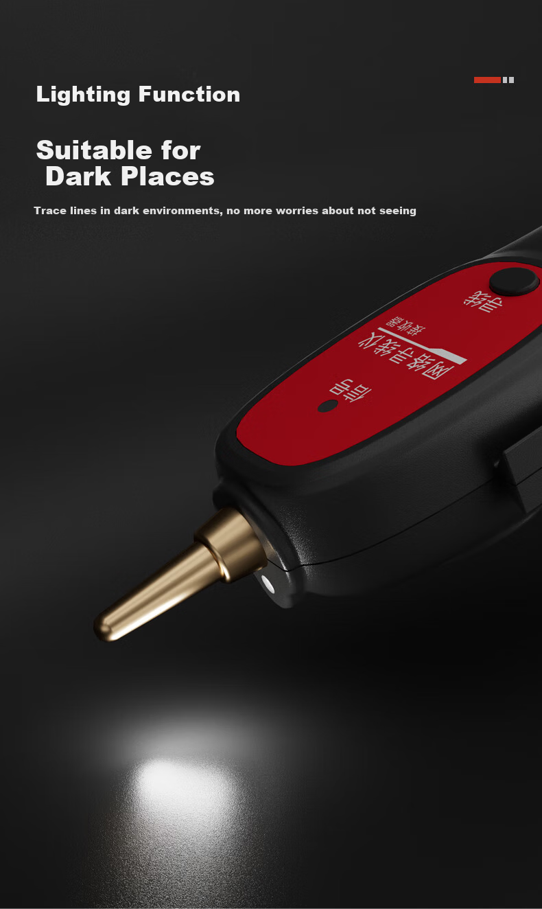 Smart Mouse NF-811 Cable Tracker Kit for Four-Core Network Cable, 60V Voltage Resistant Wiring Assistant Tester 10