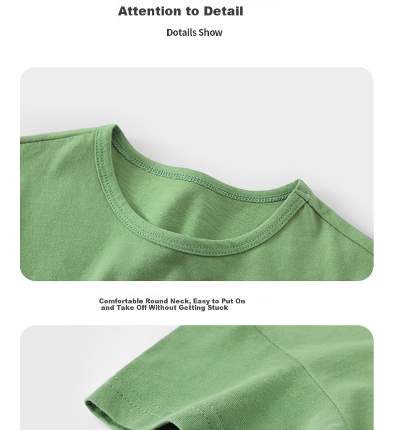Mini Wooden House Kids Summer Short Sleeve Set Boys Girls Printed T-Shirt and Shorts Cute Elephant Ears 120 13