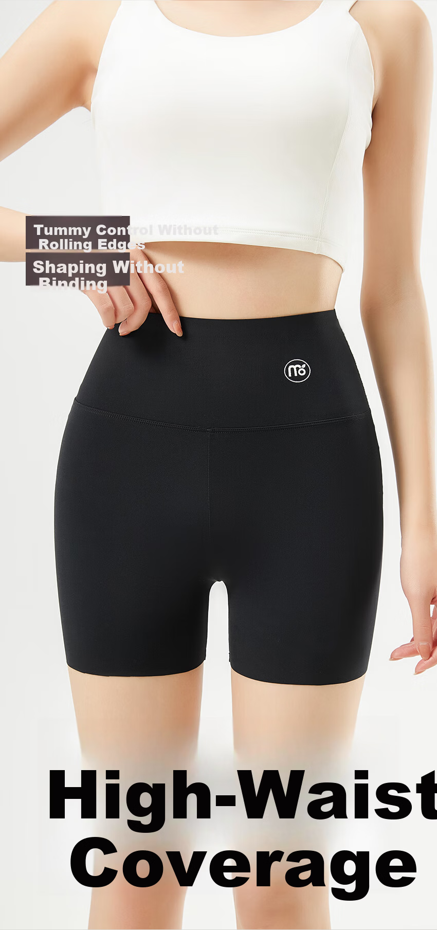 LangSha Ice Silk Shark Leggings for Women, High-Waisted, Tight-Fitting, Slimming, Base Layer Pants, Sports Fitness Yoga Pants, Three-In Safety Shorts 7