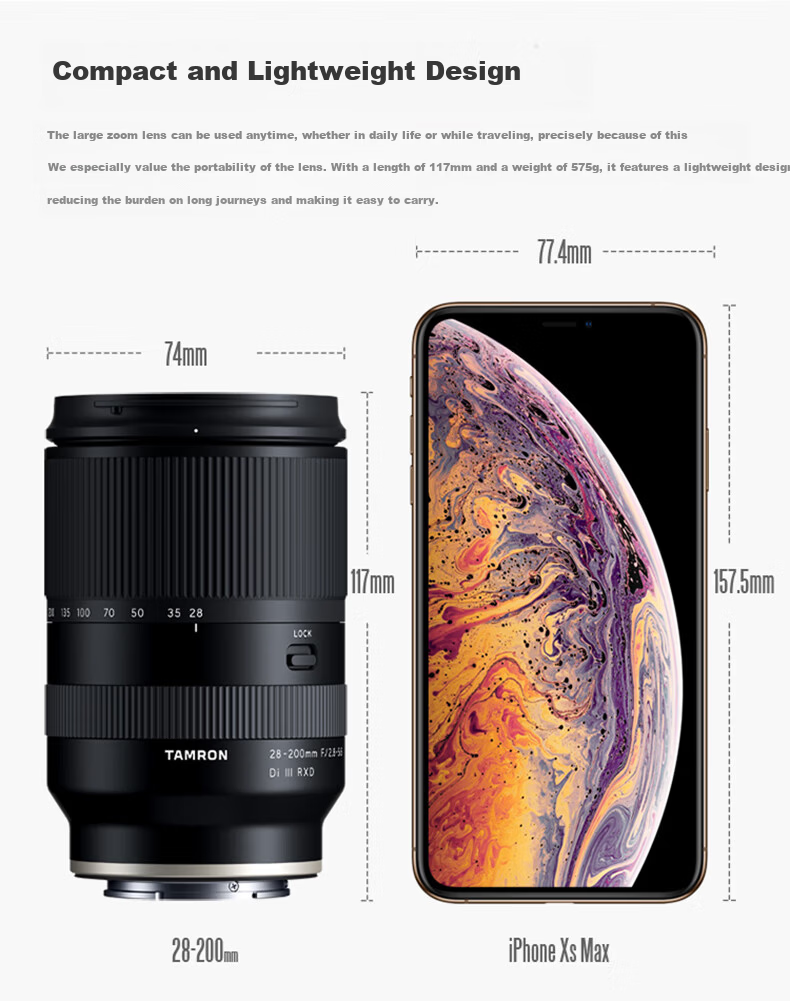 Tamron 70-300mm F/4.5-6.3 Di III RXD Telephoto Zoom Lens for Sony E-mount Full-frame Mirrorless Camera (Youth Edition Kit) 10