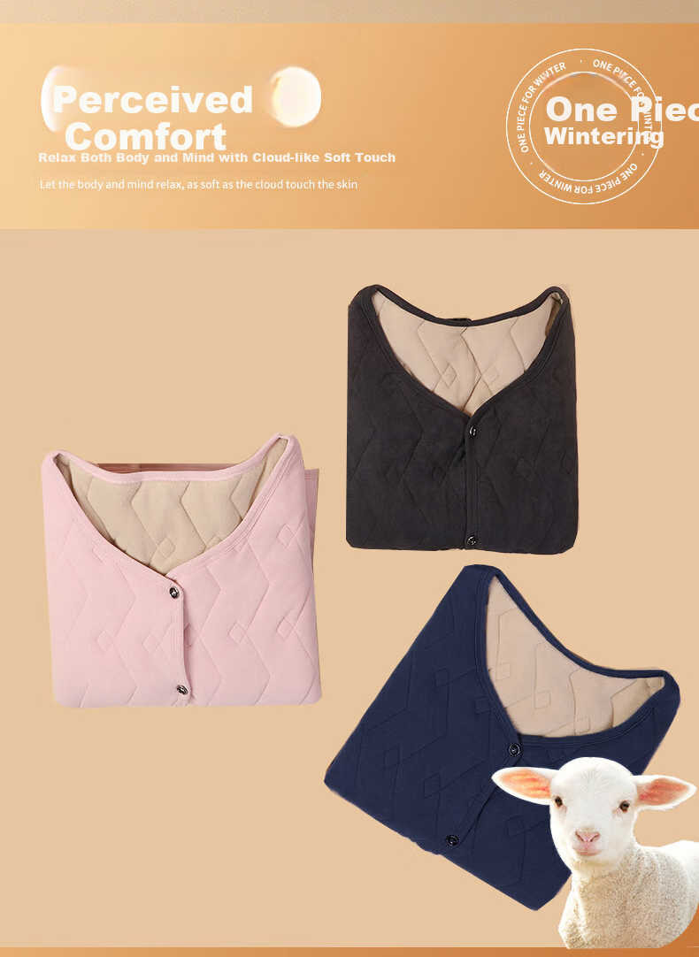 Langsha 100% Wool Thermal Vest for Men 2026 New Autumn Winter Antibacterial Fleece Thickened Inner Wear Vest for Middle-aged and Elderly 3