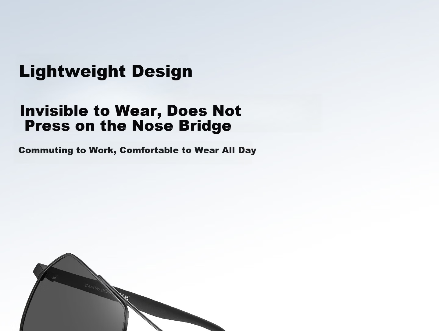 CAPONI Carbon Fiber Polarized Sunglasses for Men, Photochromic UV Protection Driving Day and Night Use 20