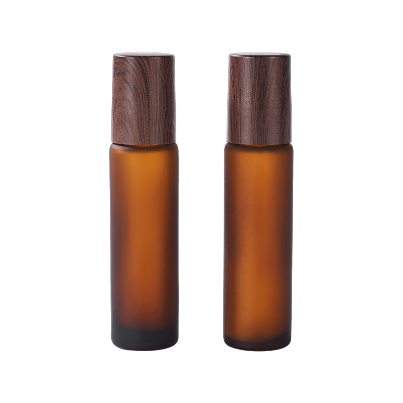 Morning Dew Roll-On Perfume Refill Bottles Glass 10ml*2 Portable Sample Lip Oil Roller High-End Essential Oil Empty Bottles