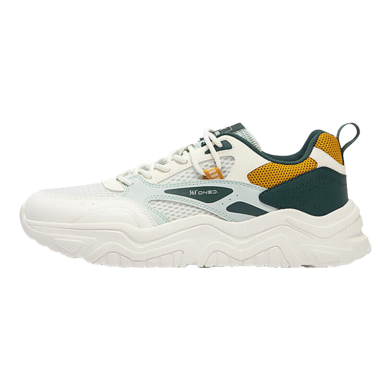 361° Men's Sports Shoes, Spring And Summer Mesh Breathable Thick-Soled Heightening Casual Shoes, Commuter Running Shoes, 672426776-3
