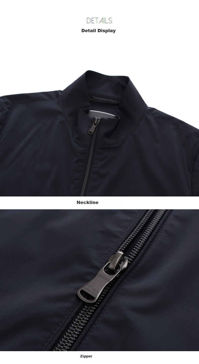 YOUNGOR Business Commuter Spring New Men's Jacket Stand Collar Short Executive Jacket 424998F 13
