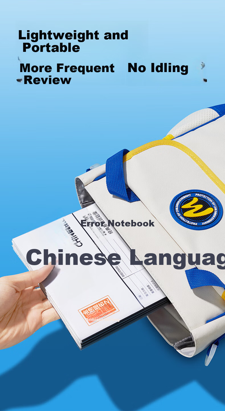Cat Prince Error Correction Book Set Protective Cover Mistake Correction Notebook Thickened Complete Subject Notes Math Error Correction Practice Book for Elementary to High School Students 14