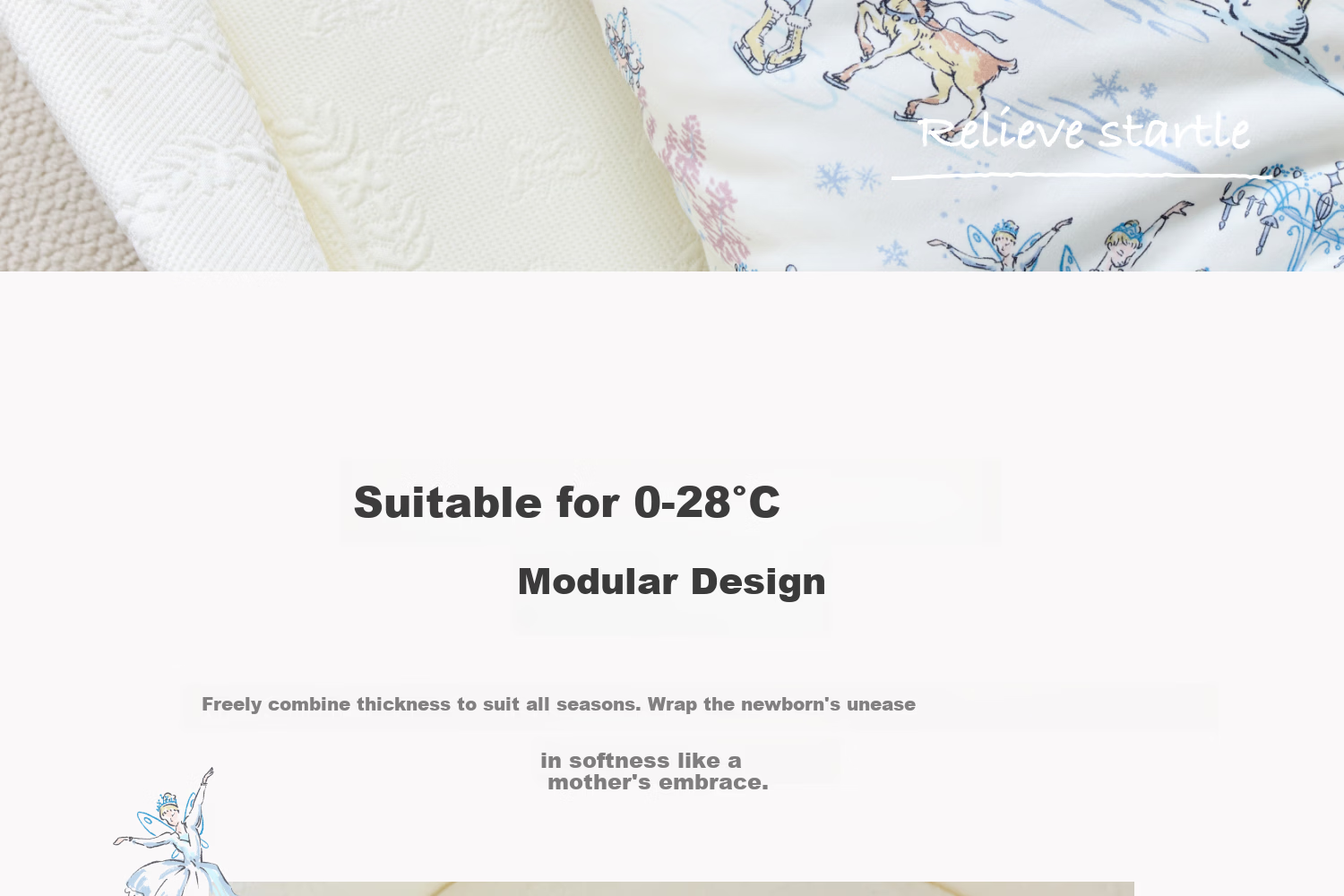 DOMIAMIA Baby Detachable Liner Swaddle Blanket Autumn Winter Newborn Universal Four Seasons Wrap 2