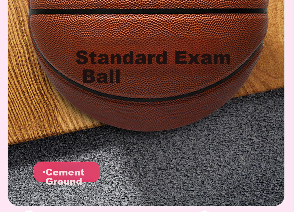 Li-Ning Basketball Junior Middle School Indoor Outdoor Girls Size 6 Official Exam Basketball for Ages 12-18 Women's Standard Test Ball 30