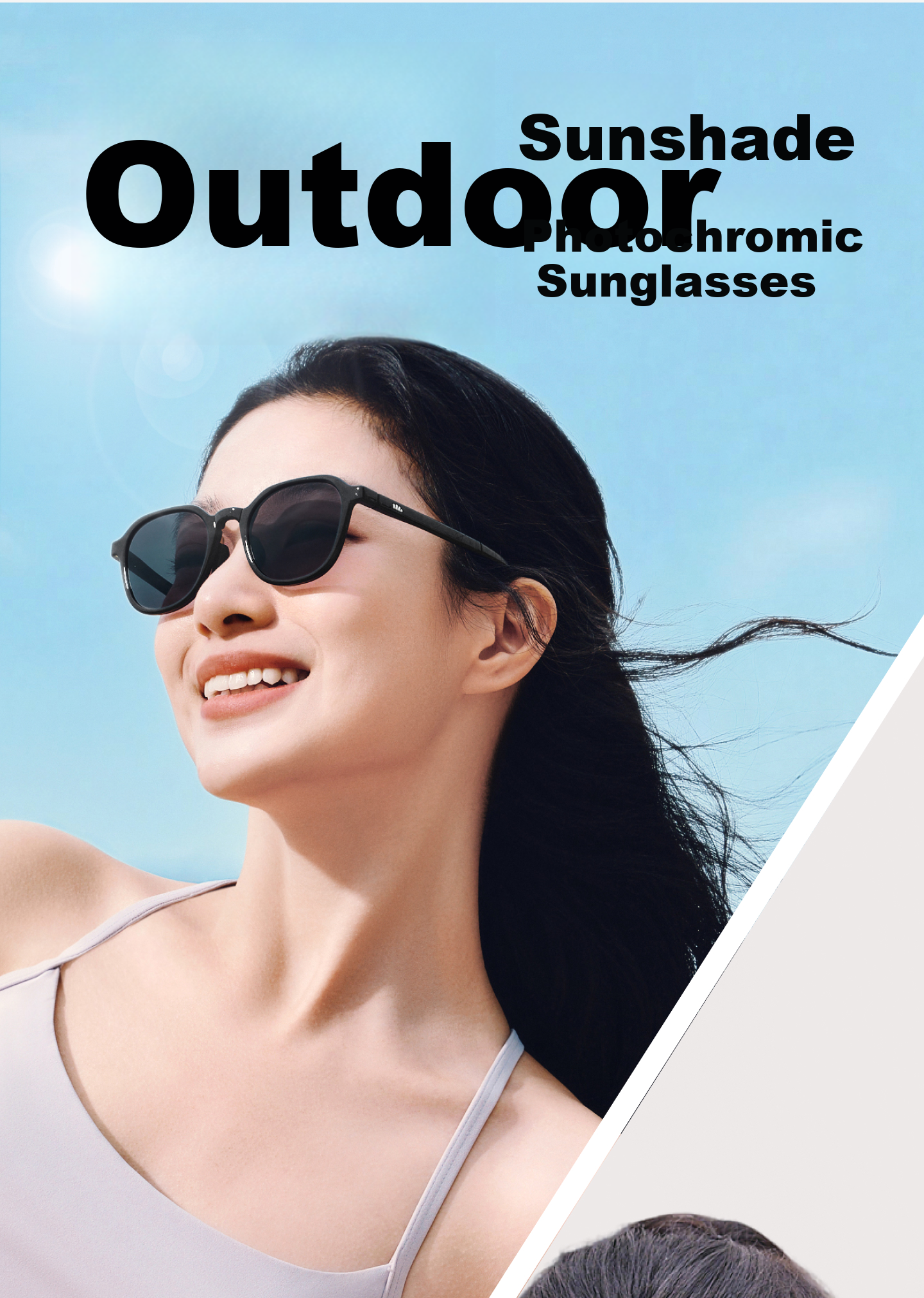Beneunder Women's Wellington Frame Sunglasses Foldable UV Protection Fashionable Sun Glasses FD003 2