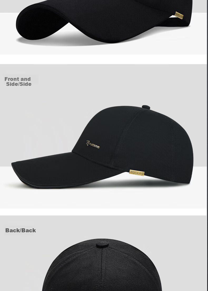 TUCANO Baseball Cap for Men And Women, All-Season Long Brim Adjustable Sun Protection Casual Fishing Visor Hat 10