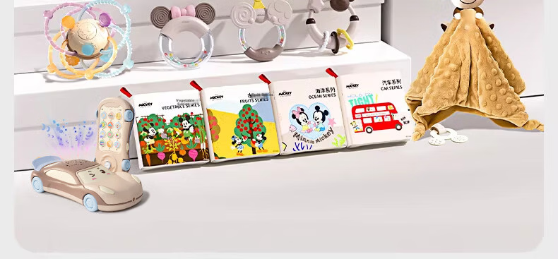 Disney Newborn Gift Set Baby Rattle Teether 0-6 Months 3