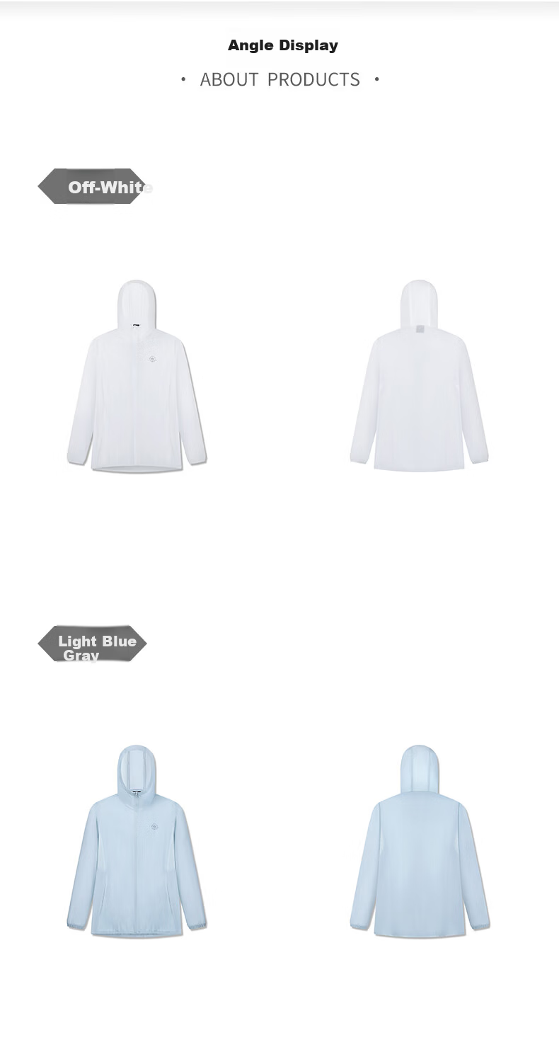 361° Women's Summer Sunscreen Jacket UPF50+ Sports Outdoor Cycling Ice Silk Casual Coat 662624605H-7 41