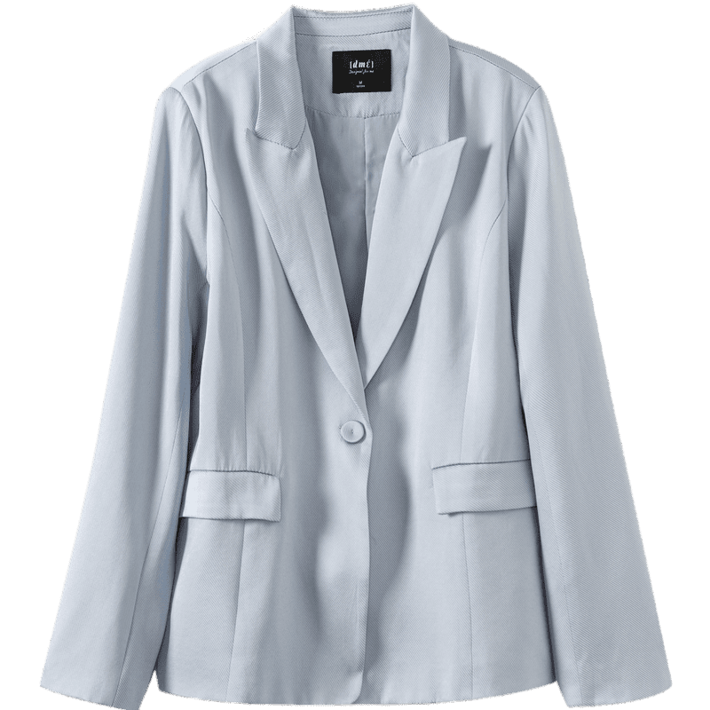 Demana [Sharp Aura] Spring Urban Commuter Style Lace Splice Double-Breasted Loose Slimming Coat for Women Premium Feel