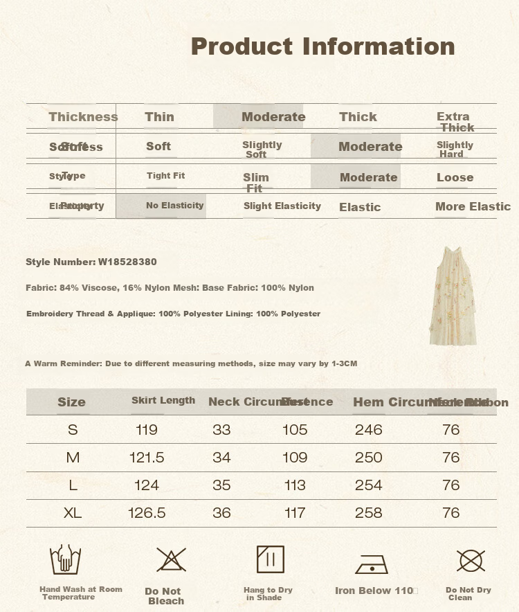 Inman [Runway Same Style] Embroidered Sleeveless Halter Neck Dress 2026 Summer New Women's Long Dress Apricot S 4