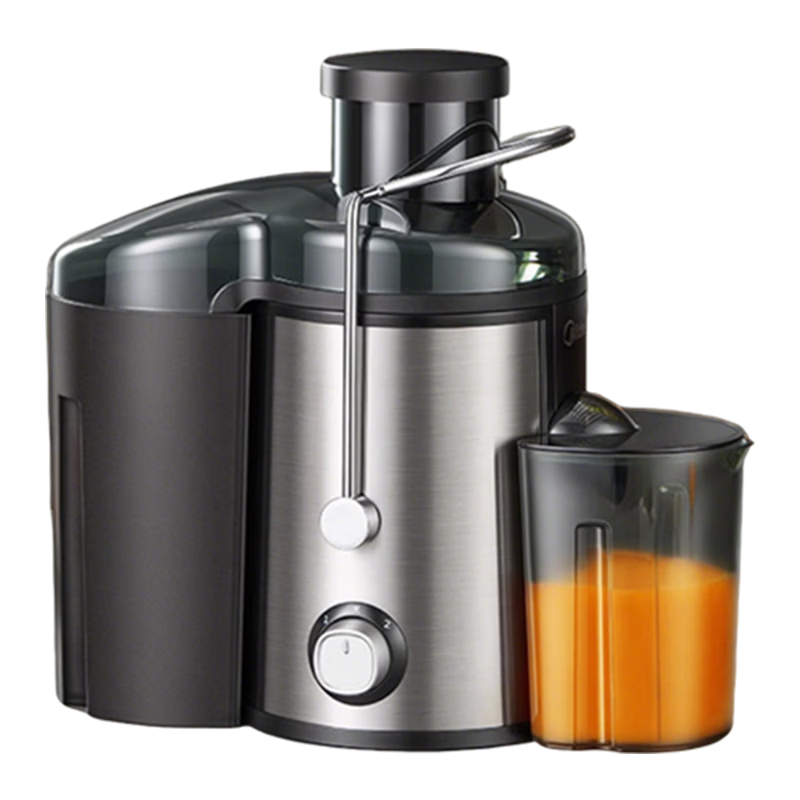 Midea Juicer with Pulp Separation, Smooth Blender, Small Baby Food Maker, No Residue, Multifunctional Food Processor, Large Opening for Fruits, No Cutting Required MJ-WJE2809D