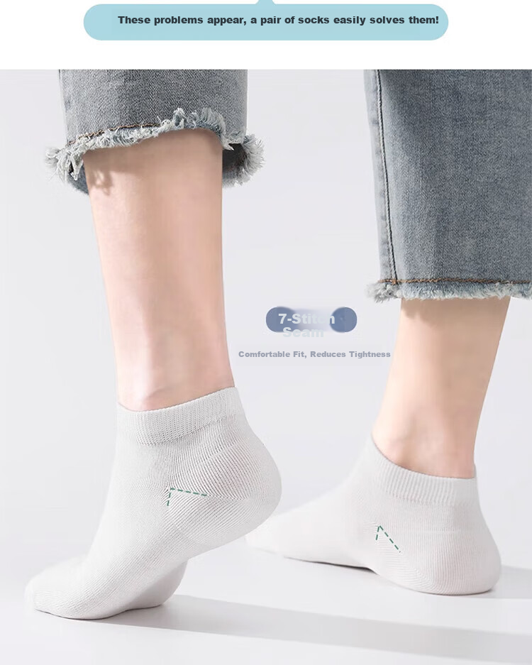 JAJALIN Women's Double-Sided Sleep Socks Autumn Winter Air Conditioning Floor Socks Large Size Cold Protection Moisture Removal Foot Covers Green + Pink Two Pairs Set 3