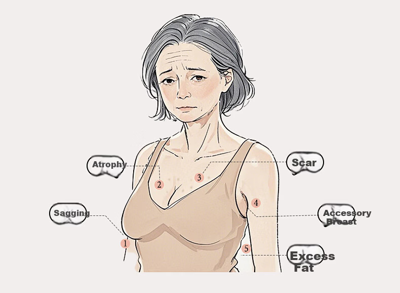 MiiOW Middle-aged and Elderly Women's Cashmere Silk Patch Warm Long Sleeve Top Mom 2025 New Wireless Bra Thermal Underwear 2