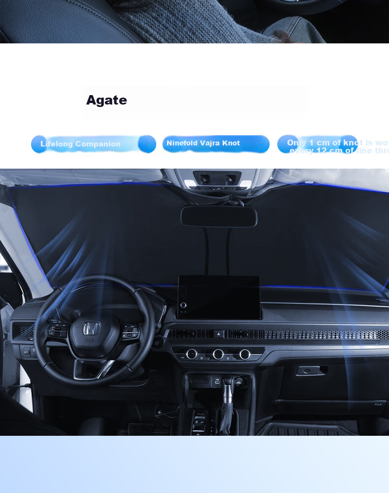 HONDA Original Car Sunshade Front Windshield Interior Heat Insulation Sunshade Ice Curtain Single Layer Accord Special 10