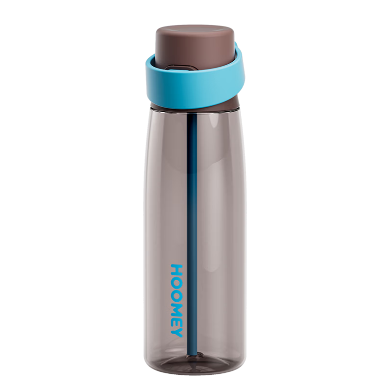 HOOMEY Straw Water Bottle High-Value Women's 2026 New Large Capacity Portable Plastic Sports Cup Tritan Summer