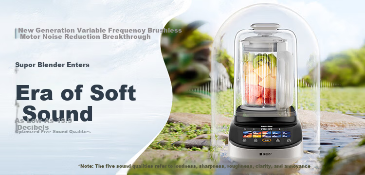 SUPOR Low-Noise Variable Frequency Brushless Quiet 1.5L Household Soy Milk Maker Fully Automatic No-Cook Multifunctional Blender Multigrain Small Cube Blender Juicer SP506S 1