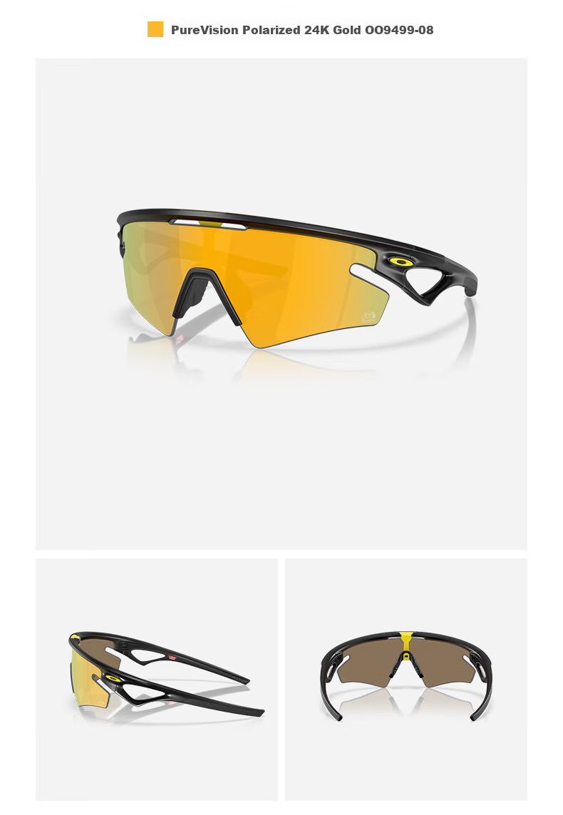 OAKLEY SPHAERA SLASH Outdoor Sports Sunglasses 0OO9499 Pure Polarized Black-01 12