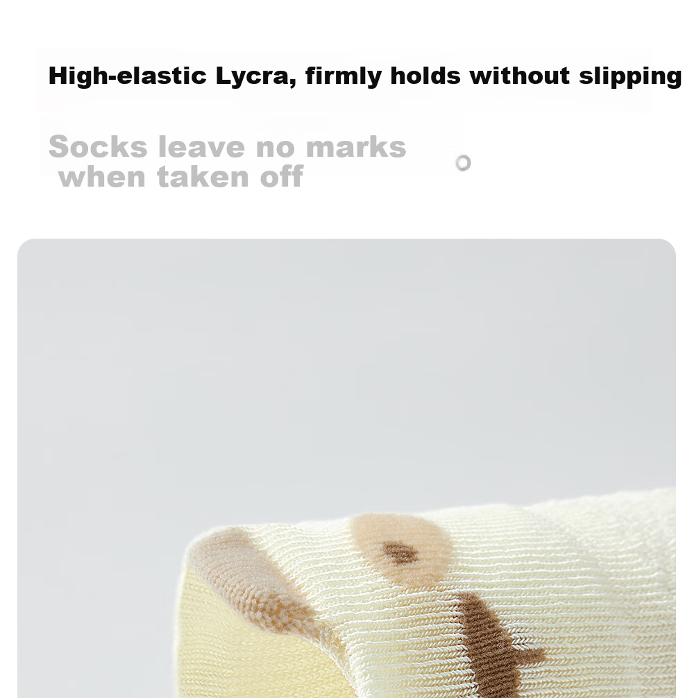 Betis Kids Socks Spring Summer Ultra-thin Newborn Baby Over-the-Knee Anti-Mosquito Mesh Breathable Long Socks 17