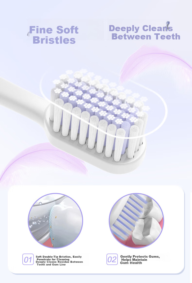 Lengsuangling Cloud Feeling Soft Bristle Toothbrush Gum Care Adult Toothbrush 10-Pack Random Colors [Recommended by Wu Lei] 5