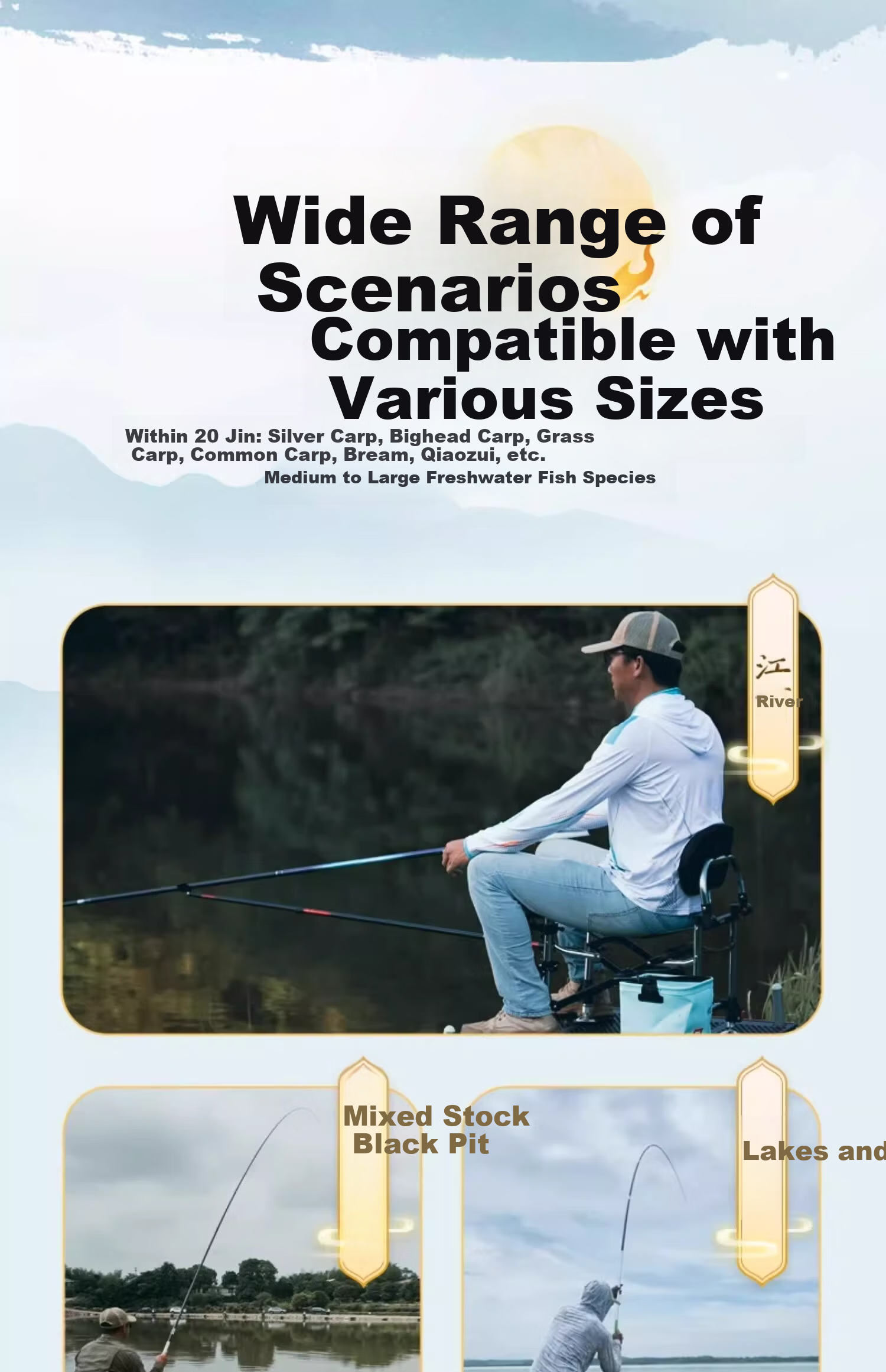 Liu Zhiqiang Qingyun Kun K3 Ultra-Lightweight Multi-Purpose Fishing Rod Super Hard Hand Rod New Model Excellent Casting 14