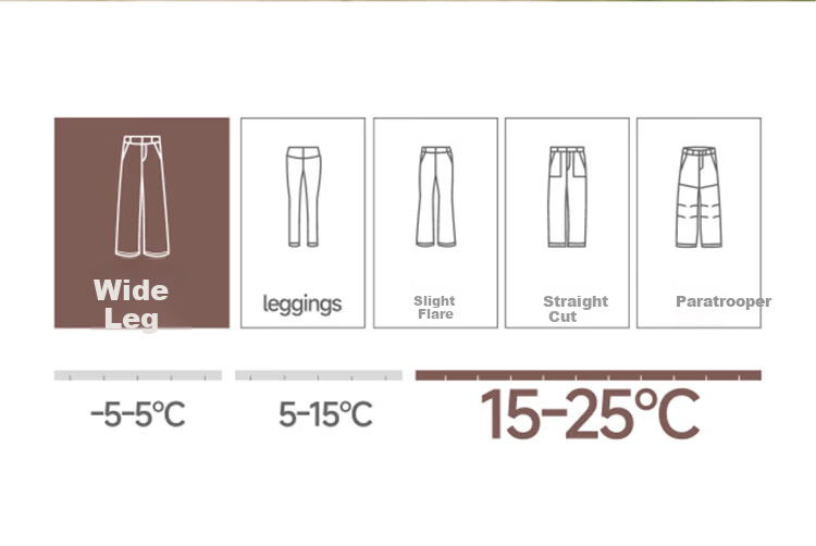 Banana Under Loose Wide-Leg Pants Women Casual Comfortable Lightweight Breathable Autumn 25 High Elasticity EL149 2