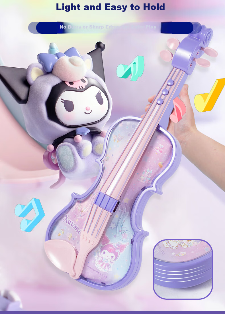 Ainze Realistic Electronic Violin Sanrio Baby Early Education Music Enlightenment Children's Musical Toy Birthday Gift 10