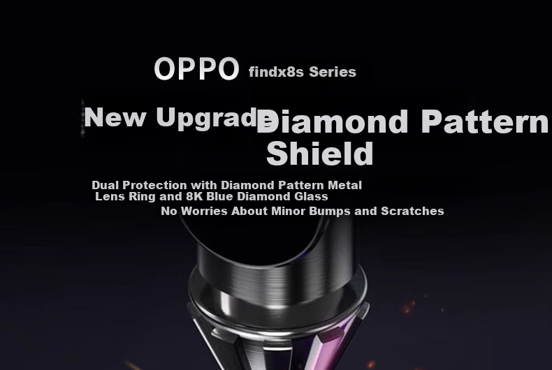 Dreamworthy Lingdun Protection Oppo Find X8s Case Ultra-thin Matte Glass Lens Full Coverage Silicone Shockproof Unisex Graphite Black 6