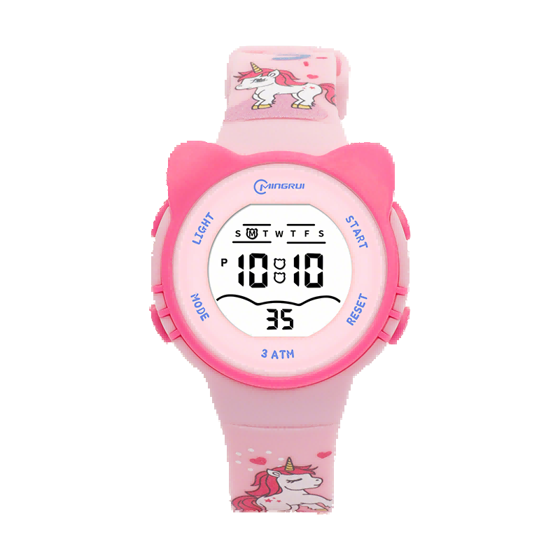40,000 KM Electronic Watch for Girls Waterproof Kids Digital Watch Cartoon Student Watch Gift for Children