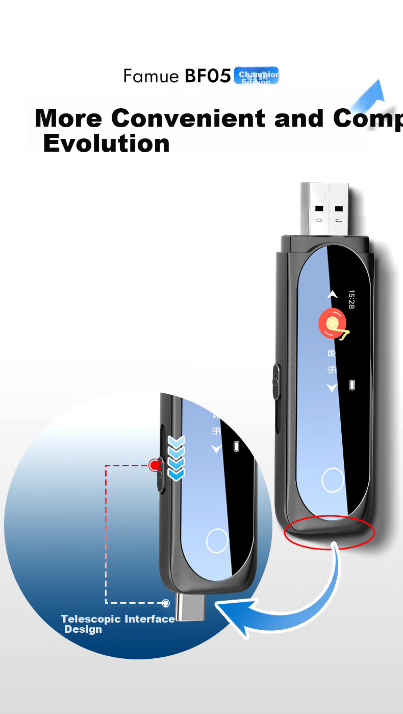 FAMUE BF10 MP3/MP4 Lossless Music Player, Smart WIFI Closed Network System, Student Bluetooth Portable Player, English-Specific Dictionary Translation, 40GB 3
