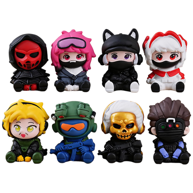 MAIER FEILE New Delta Figure Trending Blind Box Peripheral Toy Desktop Decoration Cute Resin Figurine