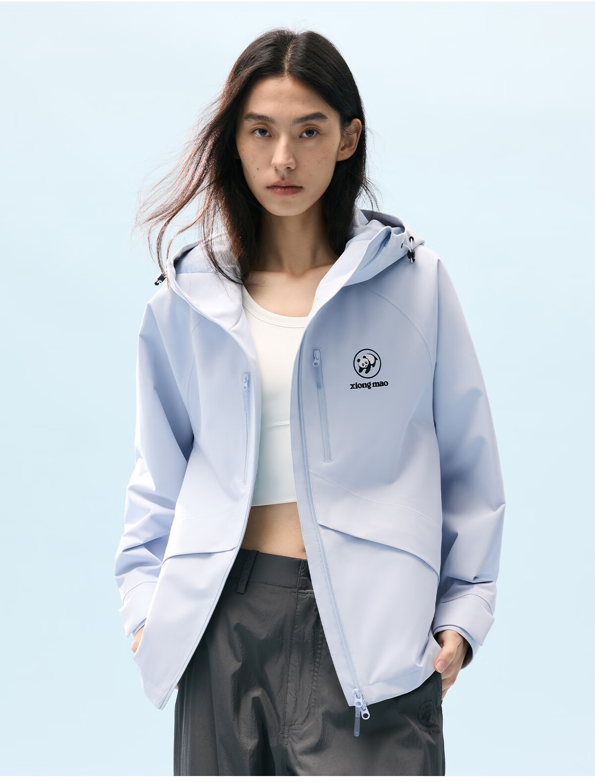 Panda Liu Yifei Edition [Rain Shell 2.0] Single-Layer Waterproof Windproof Durable Mountaineering Jacket Unisex 058 31