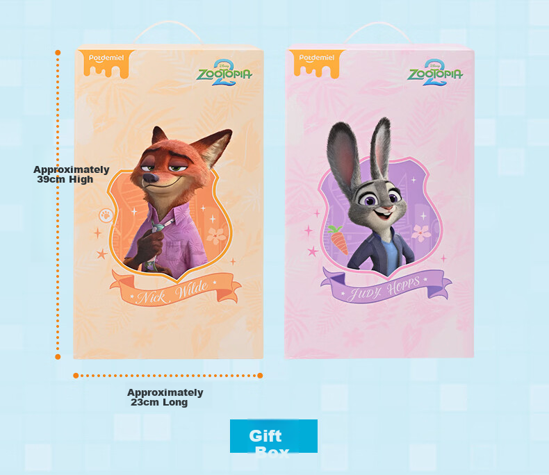 Disney Zootopia Judy Plush Toy Best Cute Gift Box Cuddle Doll for Girls Birthday Present 9
