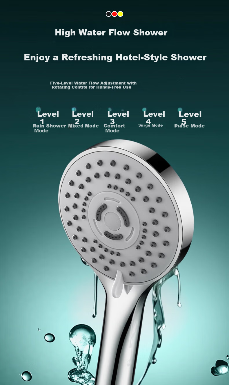 JROR [Germany] Shower Set Bathroom Shower Head with Hose Complete Shower Kit 5