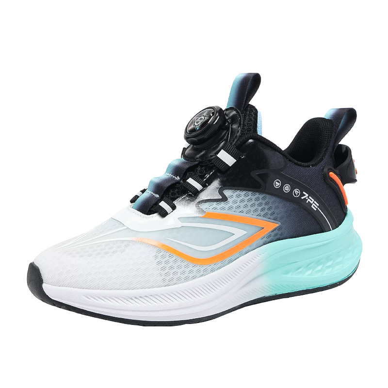 7-PE Boys' Shoes 2026 Spring Summer New Soft Sole Lightweight Boys' Running Shoes Mesh Breathable Kids' Sports Shoes for Older Children