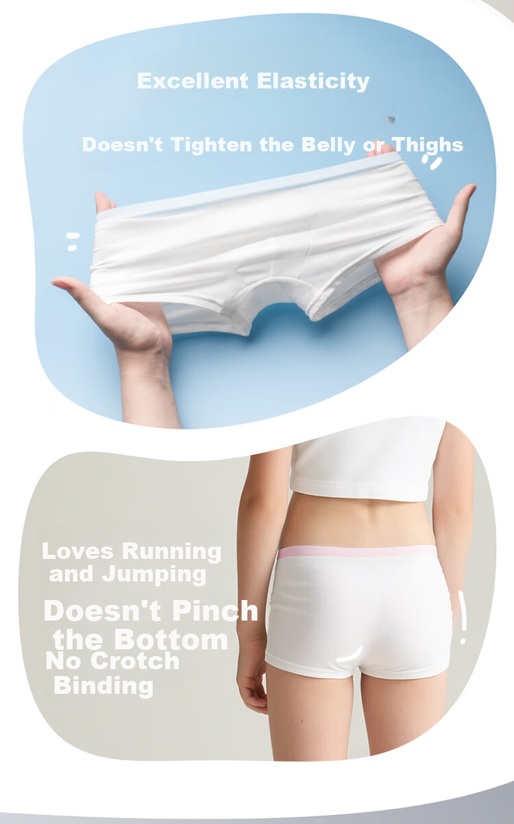 BANANA TRIP 100% Cotton Children's Disposable Antibacterial Boxer Briefs Class A Sterile Individually Packaged Girls 8-Pack XS 13