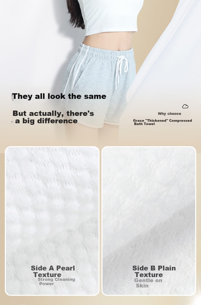MUJI Disposable Compressed Bath Towel Travel Supplies Extra Large Thick Individually Packaged Business Trip Hotel 10 Pieces 100x70cm 4