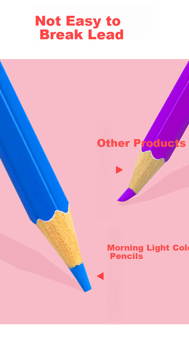 M&G Stationery 36-Color Water-Soluble Colored Pencils with Brush, Red Tube, Student Art Coloring Set, Birthday and Back-to-School Gift AWP36811 8