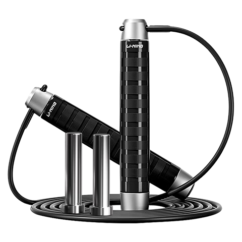 LI-NING Weighted Jump Rope for Weight Loss, Fitness Fat Burning Steel Wire Rope for Adults, Men, Women, and Students, Professional Sports Rope
