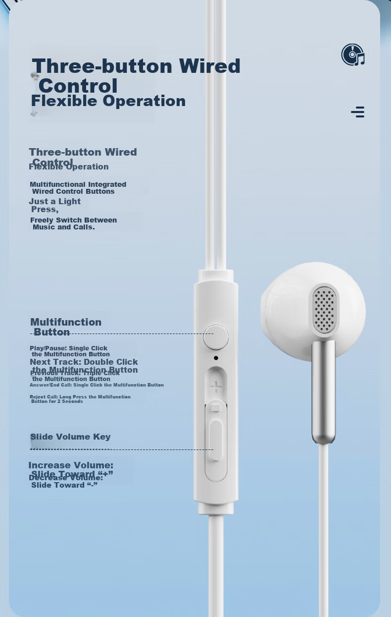 Lenovo Invests in Brand Yinengzhe Wired Headphones, Semi-In Earphones for Mobile Music And Karaoke, Compatible with Desktop Computers, Laptops And Smartphones, EY02 Type-C Black 7