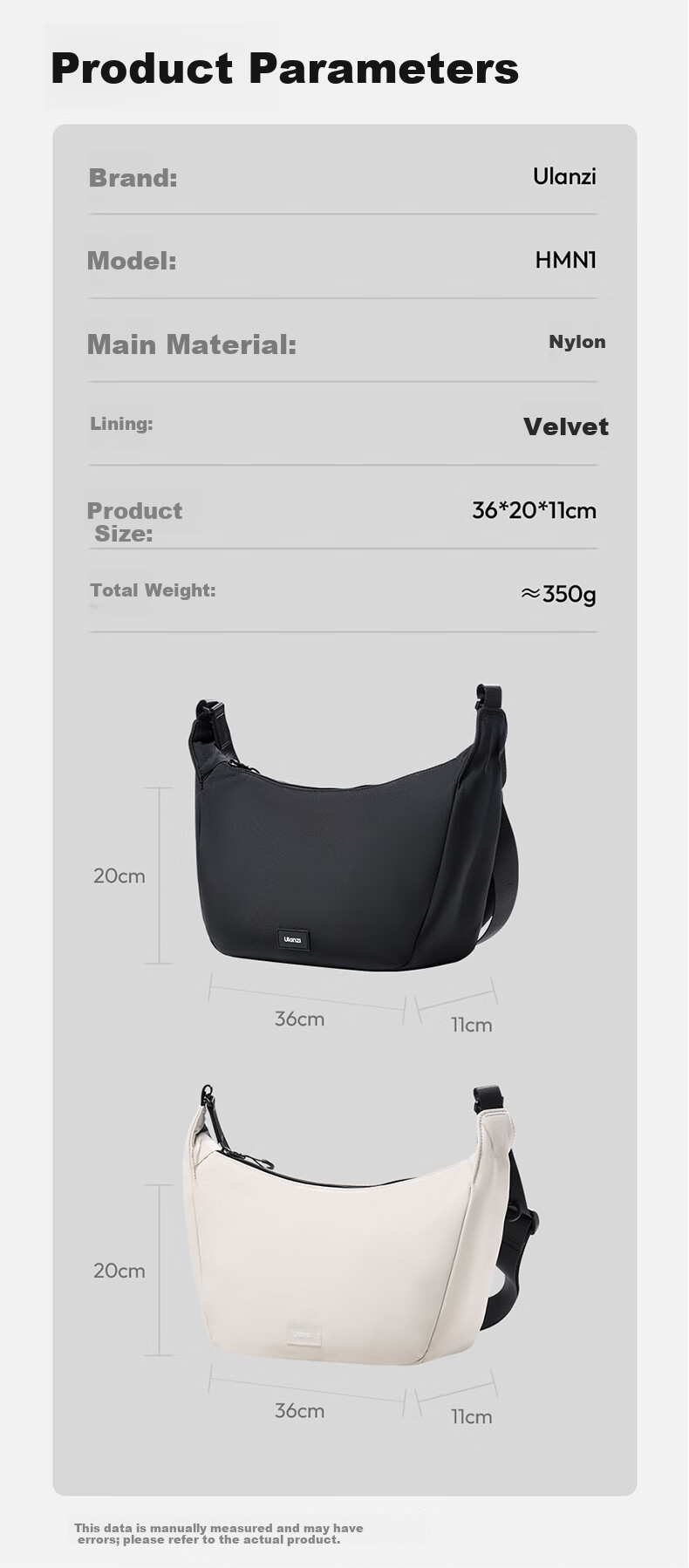 Ulanzi Half-Moon Crossbody Shoulder Camera Bag (Off-White) Portable Mirrorless Photography Backpack Casual Video Bag Digital Storage Bag for Canon Sony Nikon Cameras 12