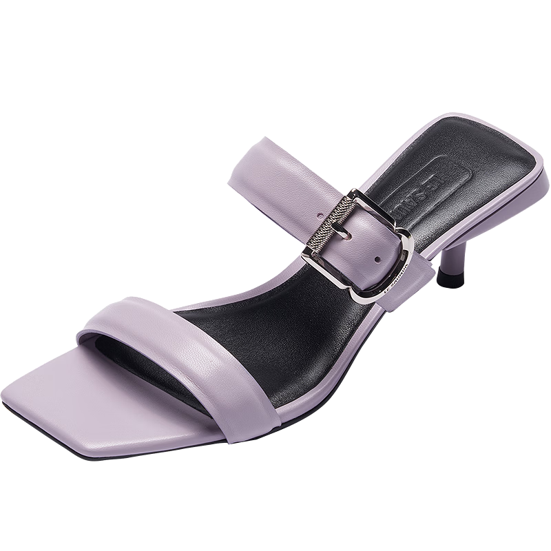 Laird Sand Aura Queen Women's Lambskin Open-Toe Slide Sandals 6M55001 Pear Blossom White OWK 36