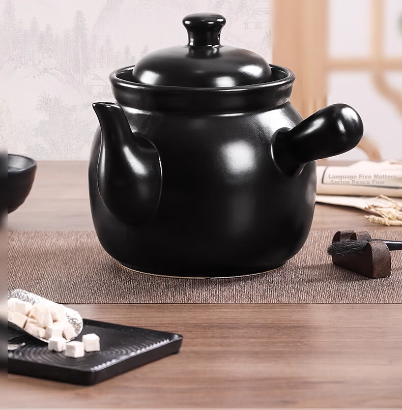 Deming Traditional Unglazed Clay Medicine Decoction Pot Herbal Medicine Boiling Pot Old-Style Herbal Medicine Cooker 2