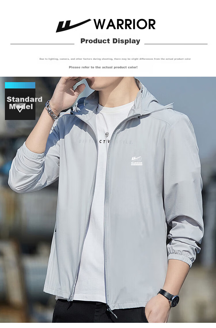 Huili Sun Protection Clothing for Men, UV-Resistant, 2026 Summer New Style, Quick-Dry Sun Protection Jacket for Me 6